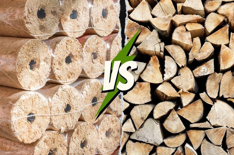 Les avantages des briquettes de bois compressé par rapport au bûche de bois